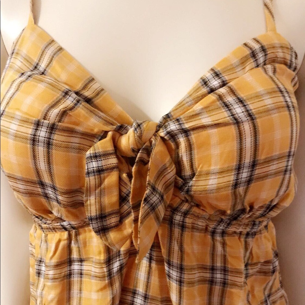 Yellow top 100% Rayon